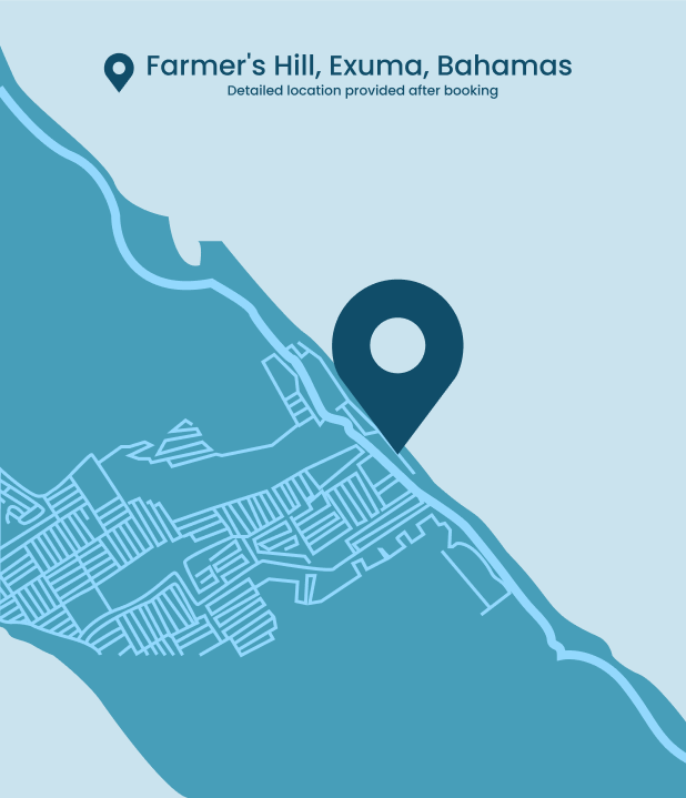 Detailed map of Farmer's Hill showing Beau Soleil Beach House near the coast